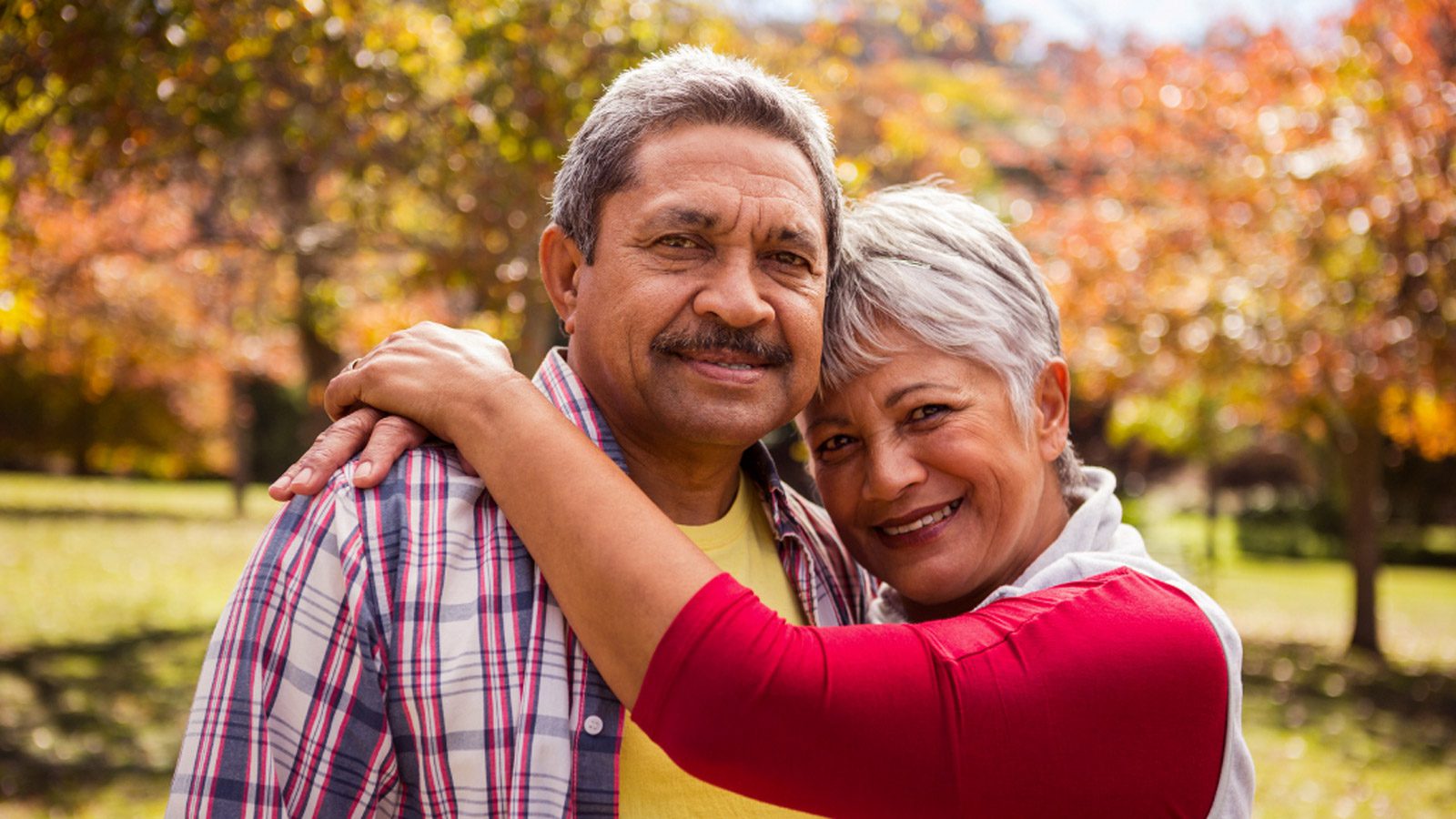 1 Older couple embracing