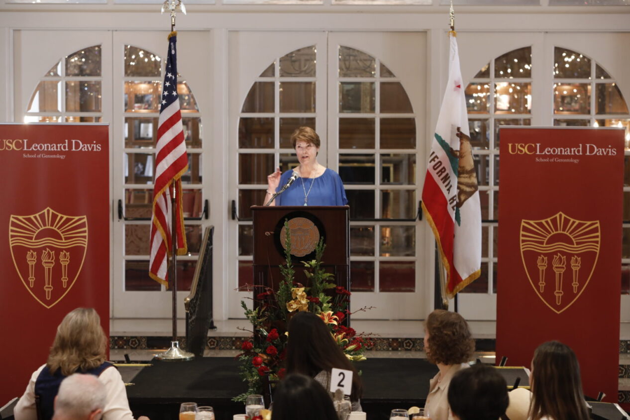 Benefactor luncheon brings USC Leonard Davis School students, faculty and donors together