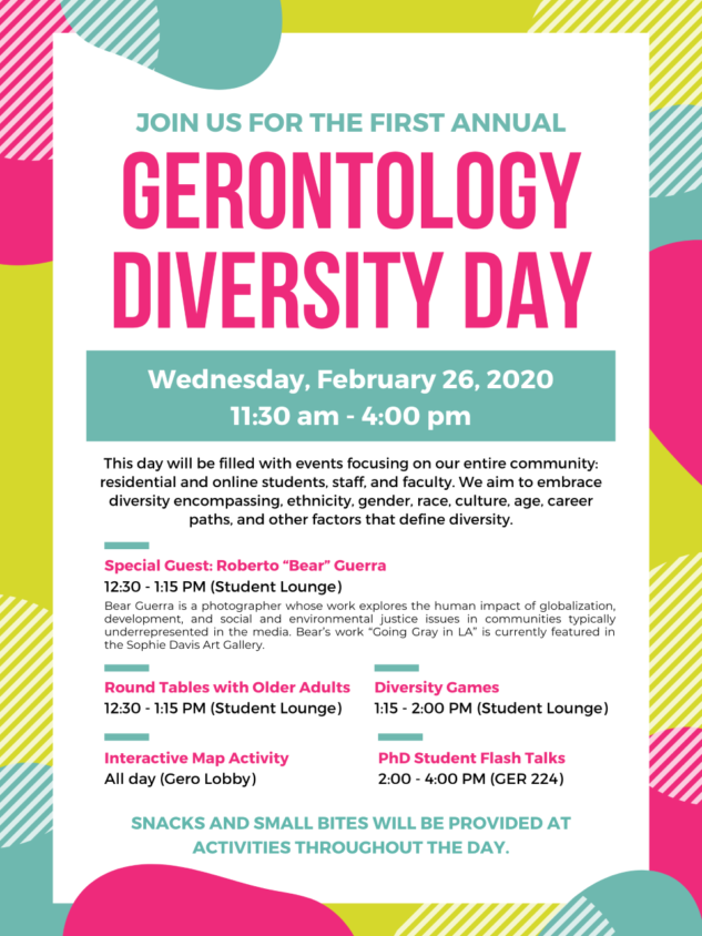 Diversity Day 2020 Usc Leonard Davis School Of Gerontology