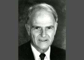 Black and white portrait of Willard Z. Carr Jr.