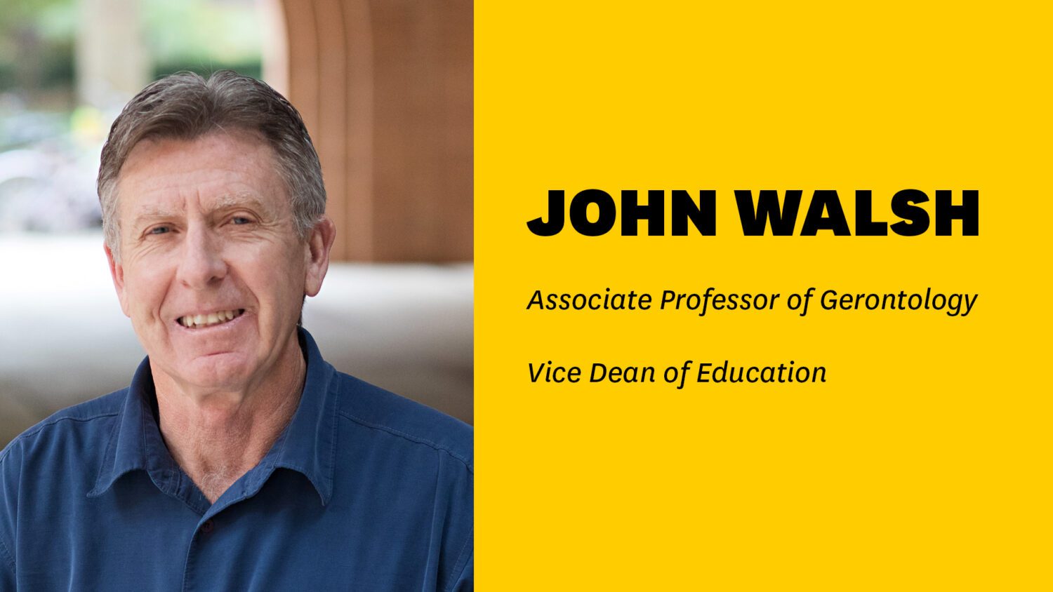Professor John Walsh: The Challenges and Opportunities of Teaching Online