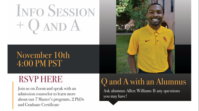 Flyer for Info Session Q&A