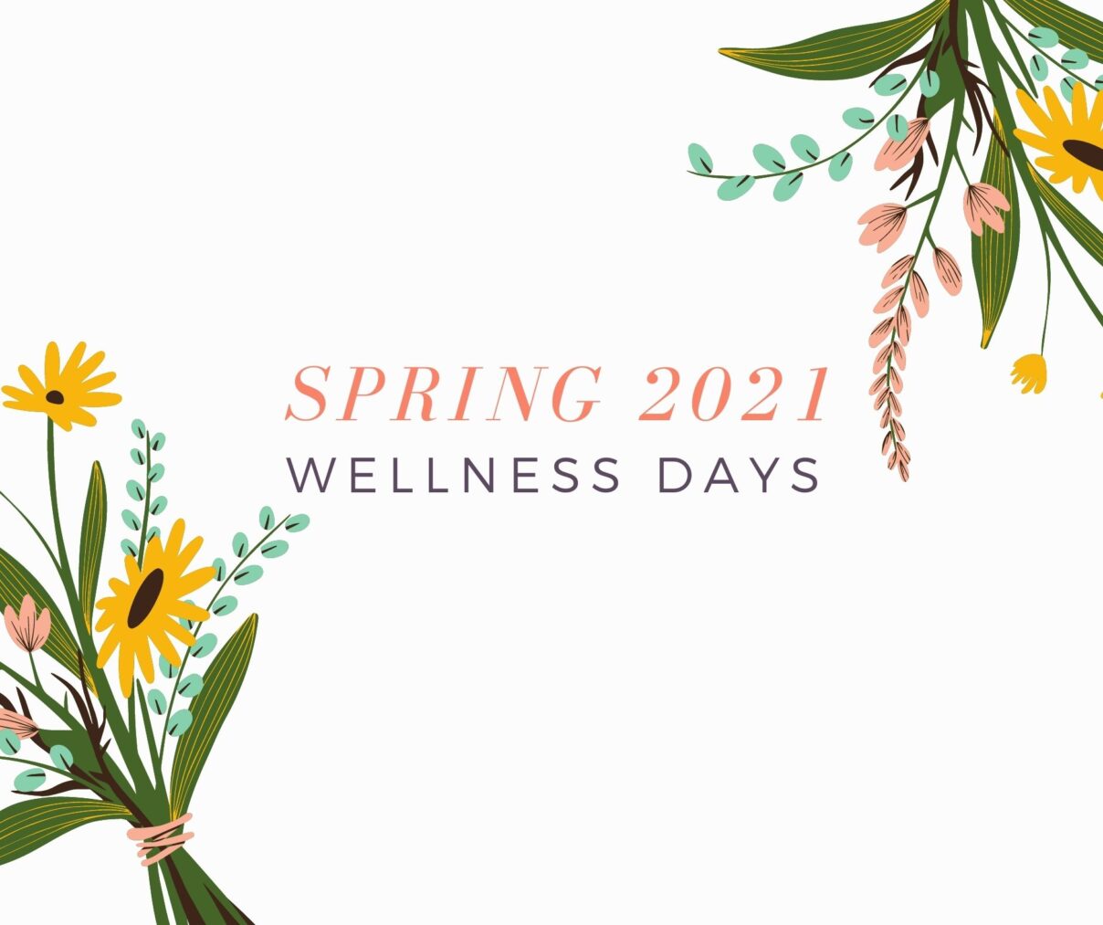 Flyer for Spring Wellness Days