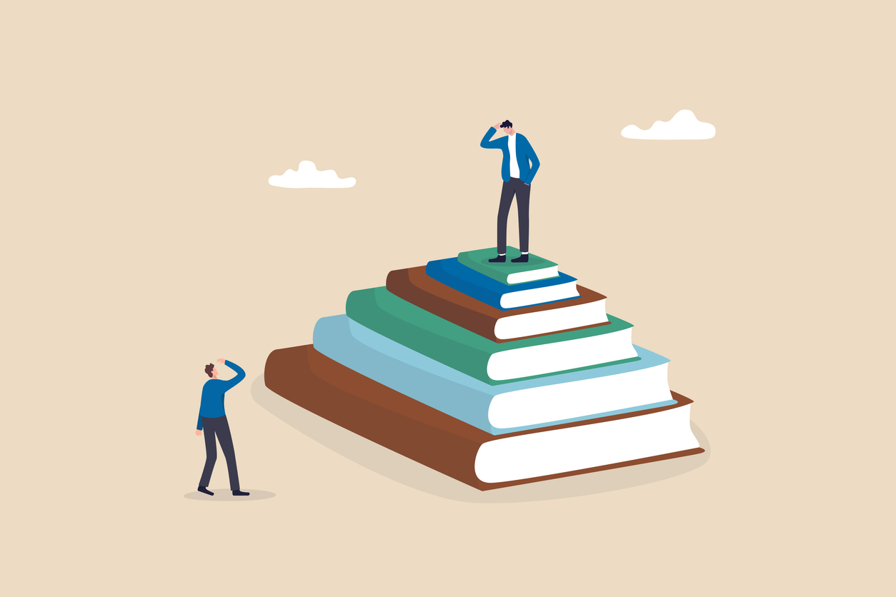 education differences concept illustration