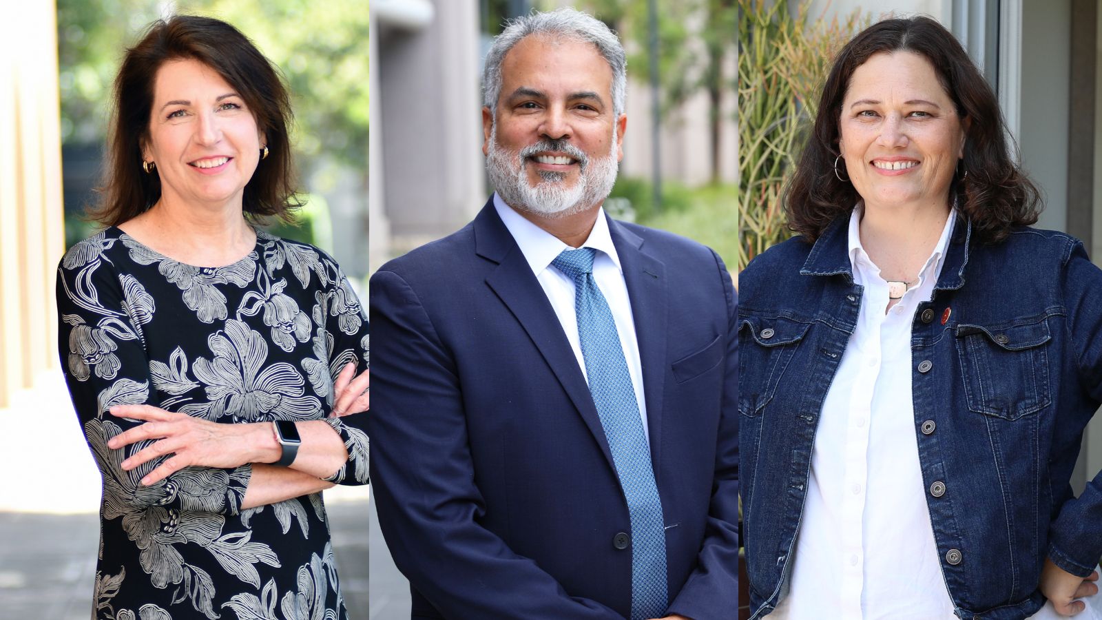Alumnus Dorice Redman, Rigo Saborio, and Lindsey Holmes